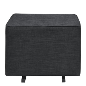 Gliding Ottoman in Coal Grey